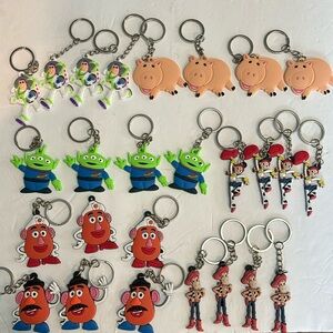 Disney Pixar Toystory lot of 25 keychains